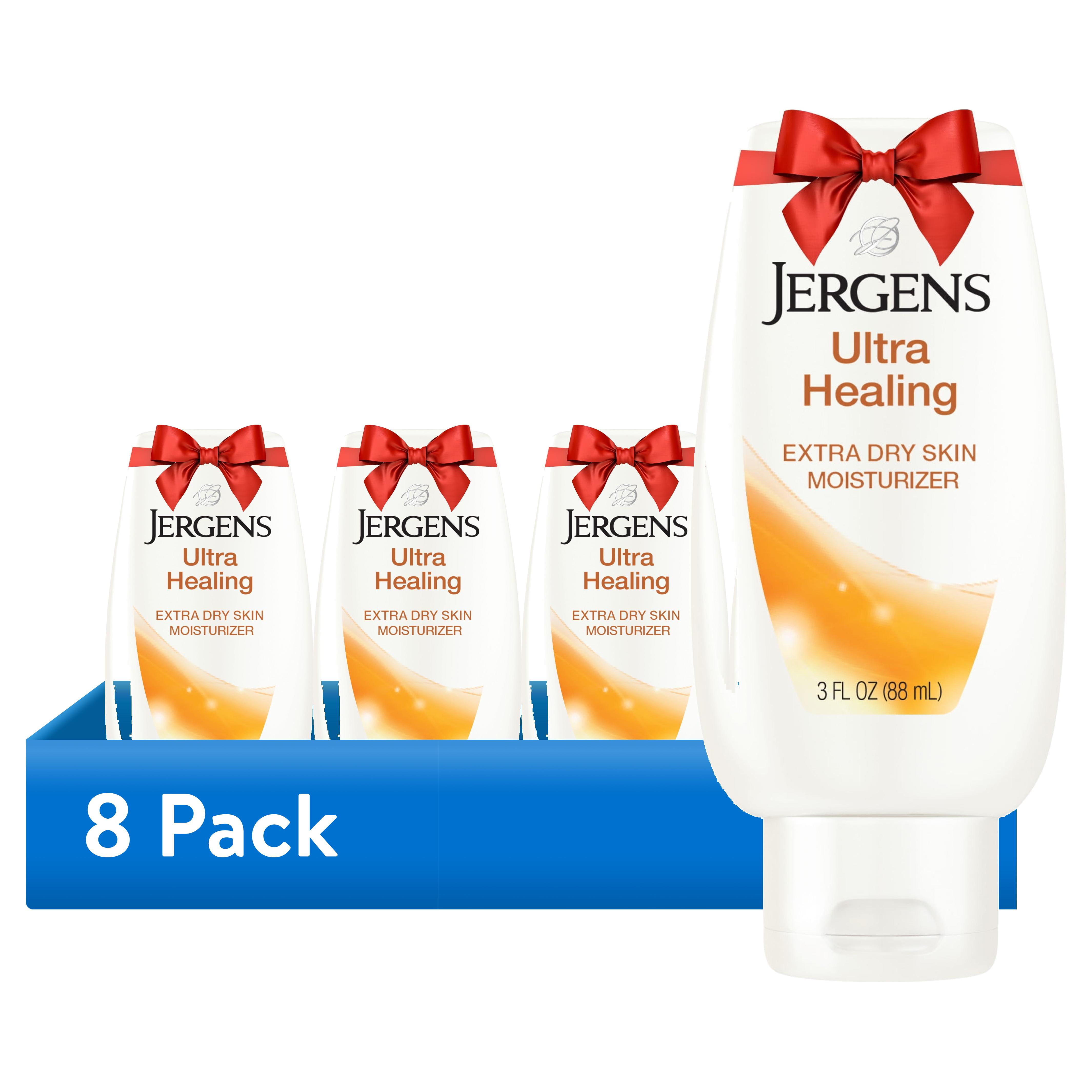 (8 pack) Jergens Ultra Healing Hand And Body Lotion Dry Skin Moisturizer, Vitamins C, E, B5, 3 Oz