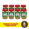thumbnail image 1 of (8 pack) Jif Reduced Fat Creamy Peanut Butter Spread - 60% Peanuts, 40 ozs, 1 of 9