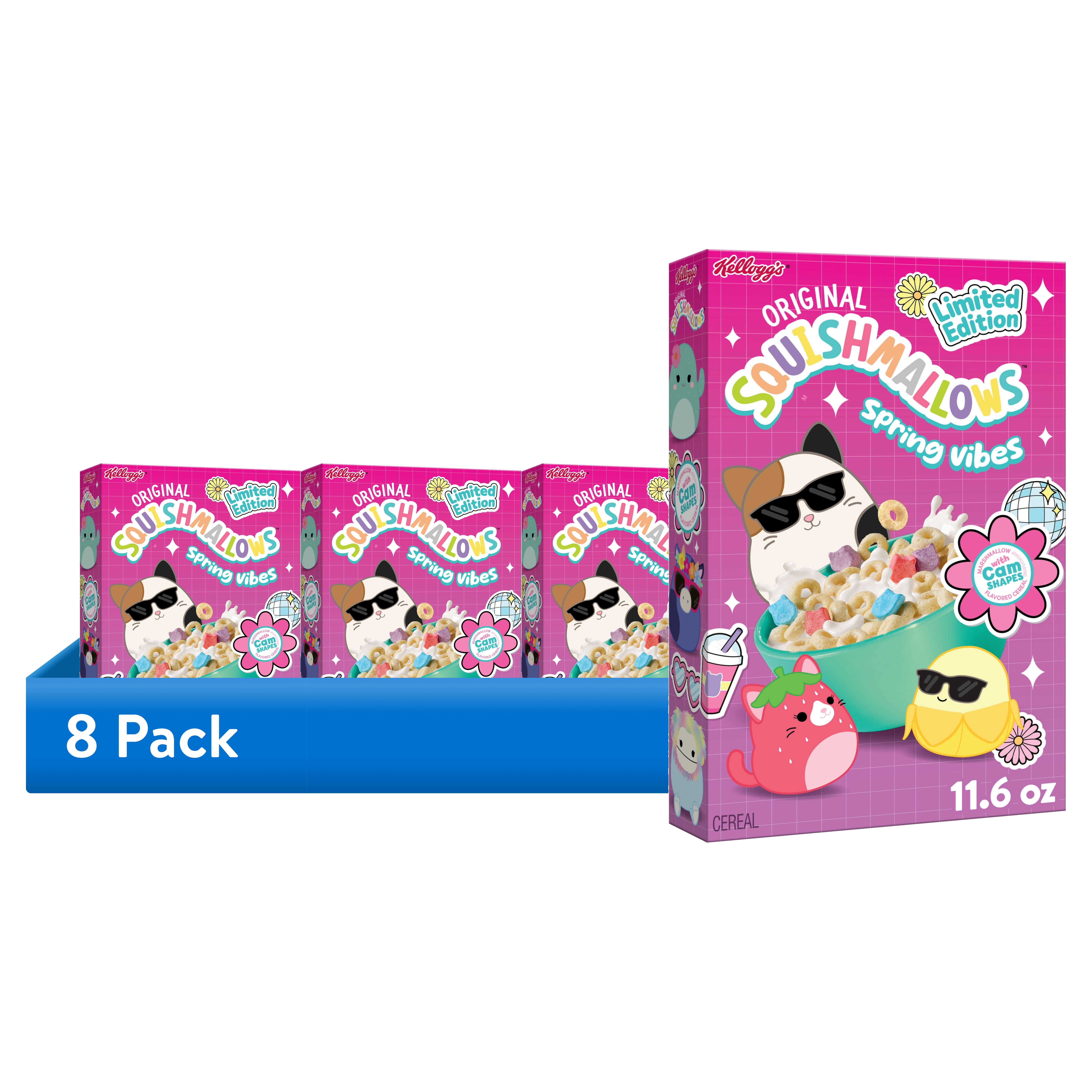 (8 pack) Kellogg's Spring Vibes Original with Marshmallows Breakfast Cereal, Kids Cereal, 11.6  oz
