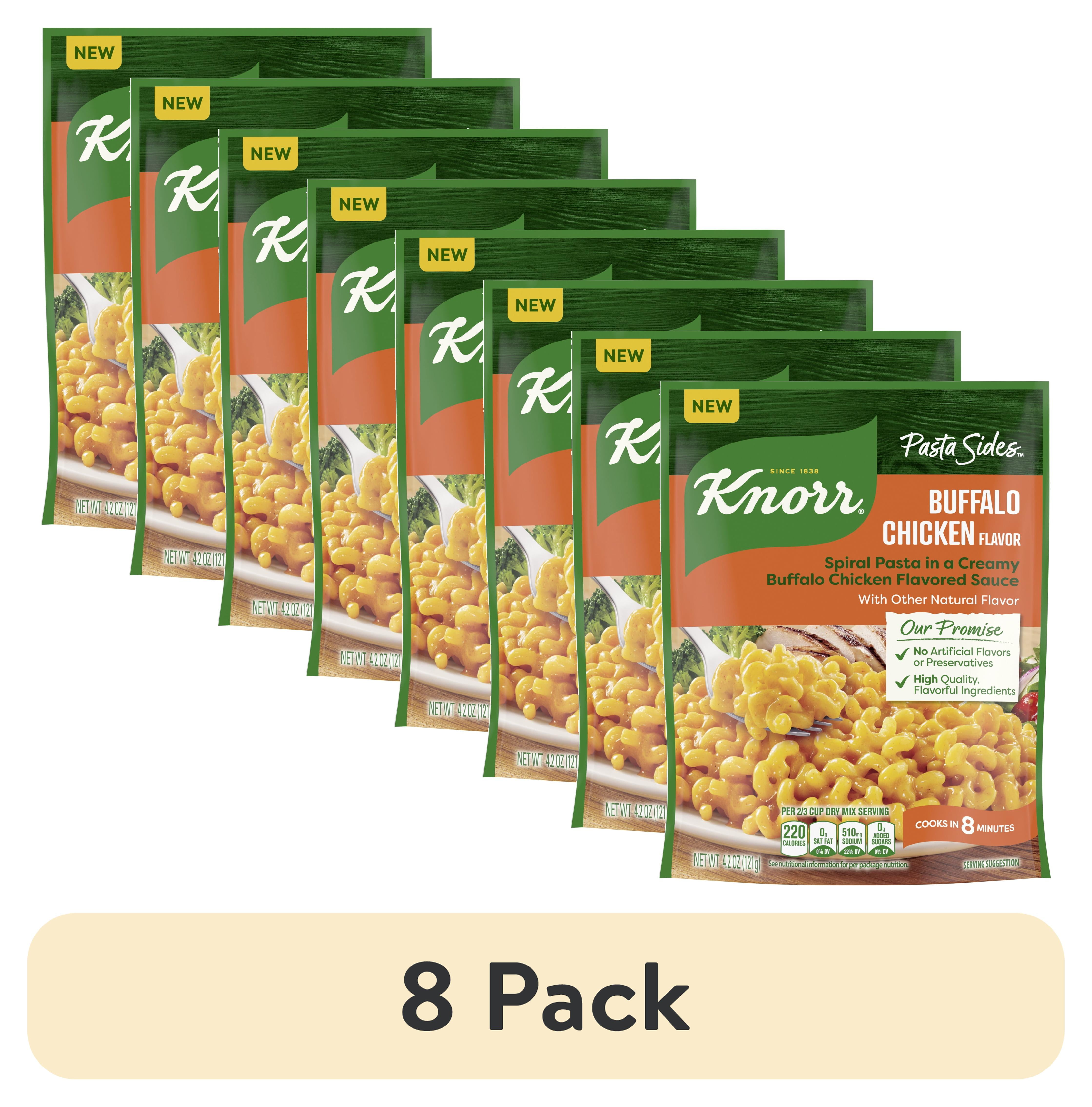 8 pack) Knorr Pasta Sides Buffalo Chicken Flavor Spiral Pasta Made