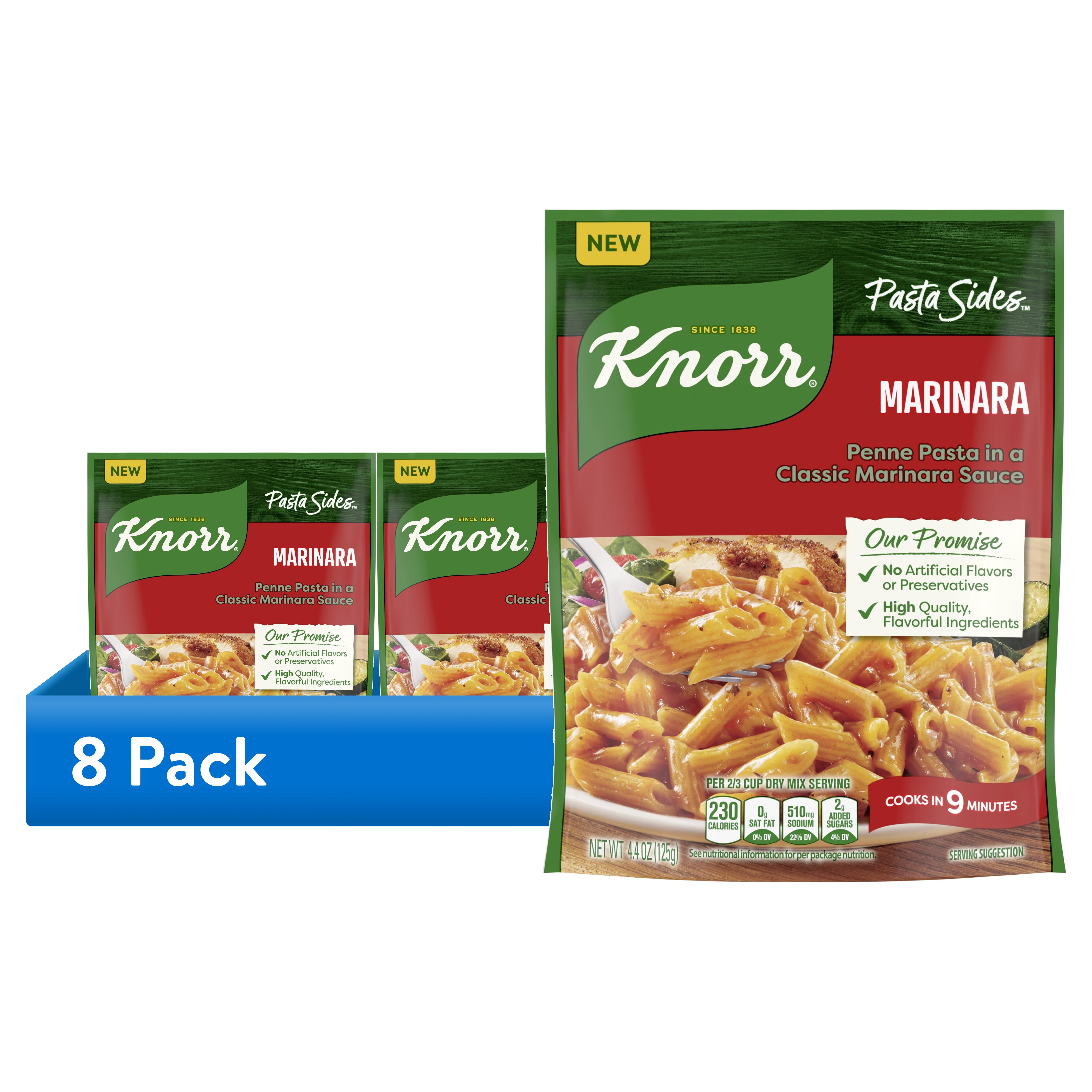 8 pack) Knorr Pasta Sides Marinara Penne Made with No Artificial