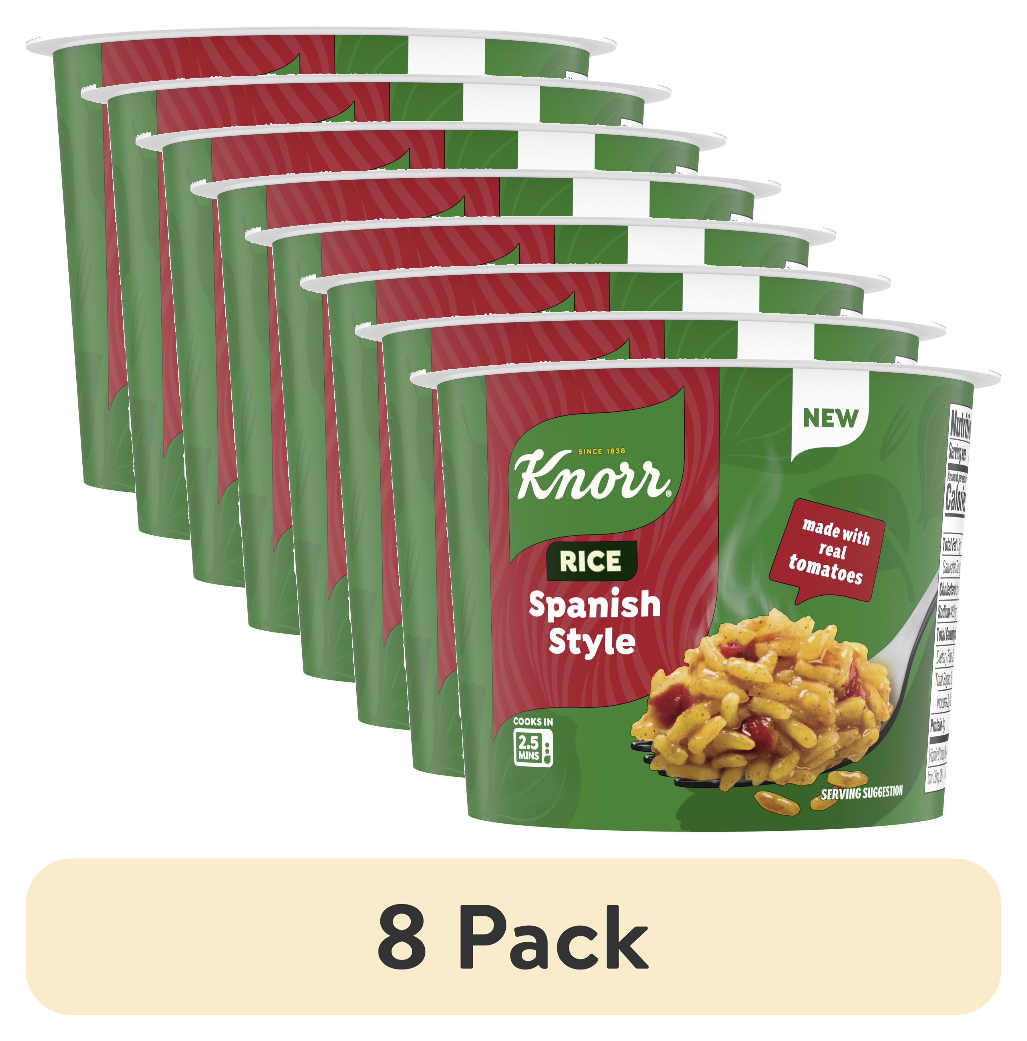 (8 pack) Knorr Spanish Rice Cups, Made With Real Tomatoes, 2.0 oz