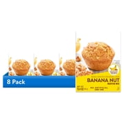 (8 pack) Krusteaz Banana Nut Muffin Mix, Banana Nut Muffins Made With Real Bananas and Real Walnuts, 15.4 oz Box