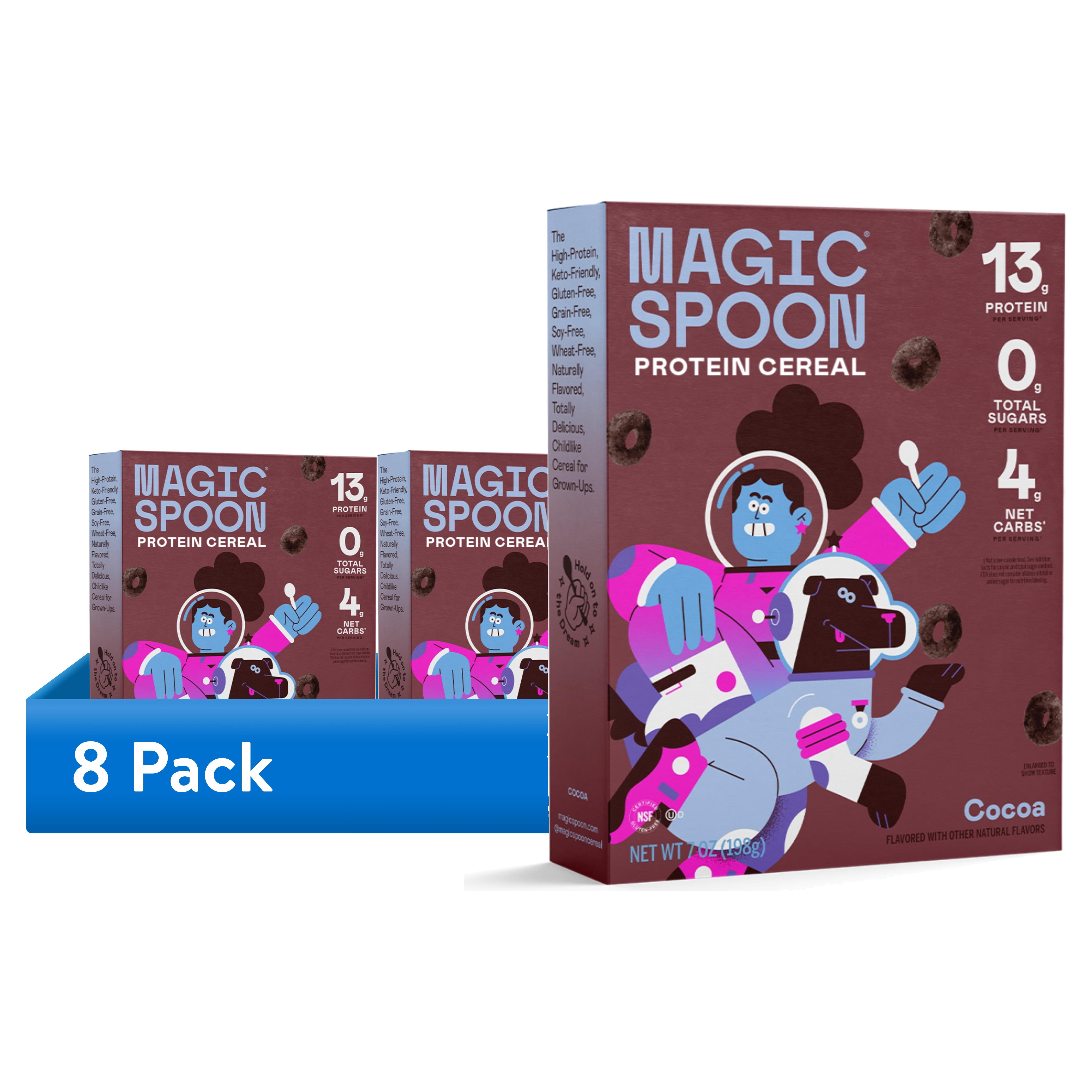 (8 pack) Magic Spoon Cocoa Protein Cereal 7 oz
