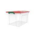 thumbnail image 1 of (8 pack) Mainstays 68qt Holiday Clear Storage, 1 of 5