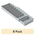 thumbnail image 1 of (8 pack) Mainstays Flexible Drawer Storage Organizers, Gray, 2 Pack, 1 of 12