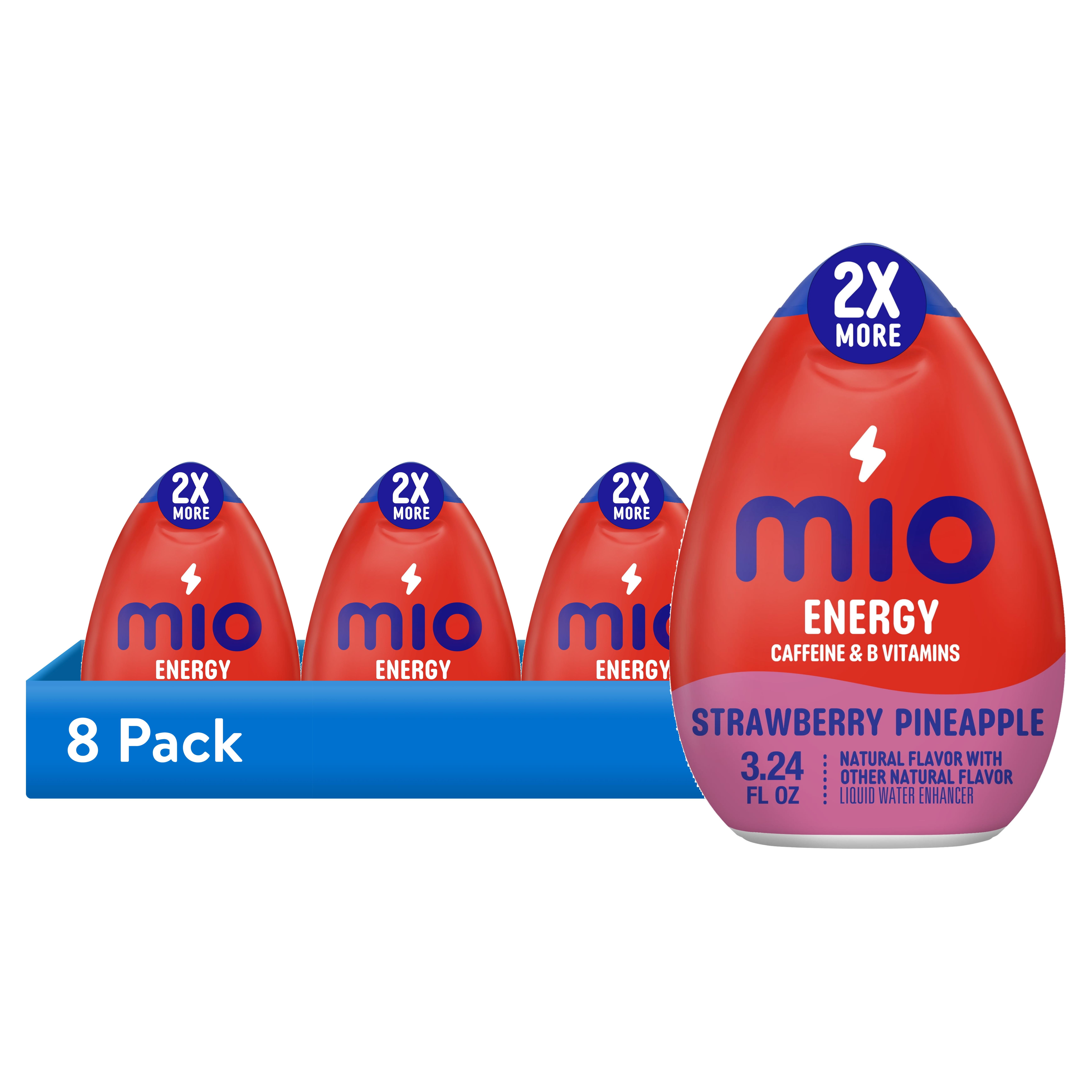 8 pack) Mio Energy Strawberry Pineapple Flavored with Other