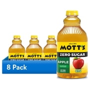 (8 pack) Mott's Zero Sugar Apple Juice Drink, 64 fl oz, Bottle