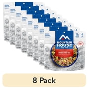 8 pack Mountain House Gluten-Free Freeze-Dried Chicken Fried Rice, 2 Servings