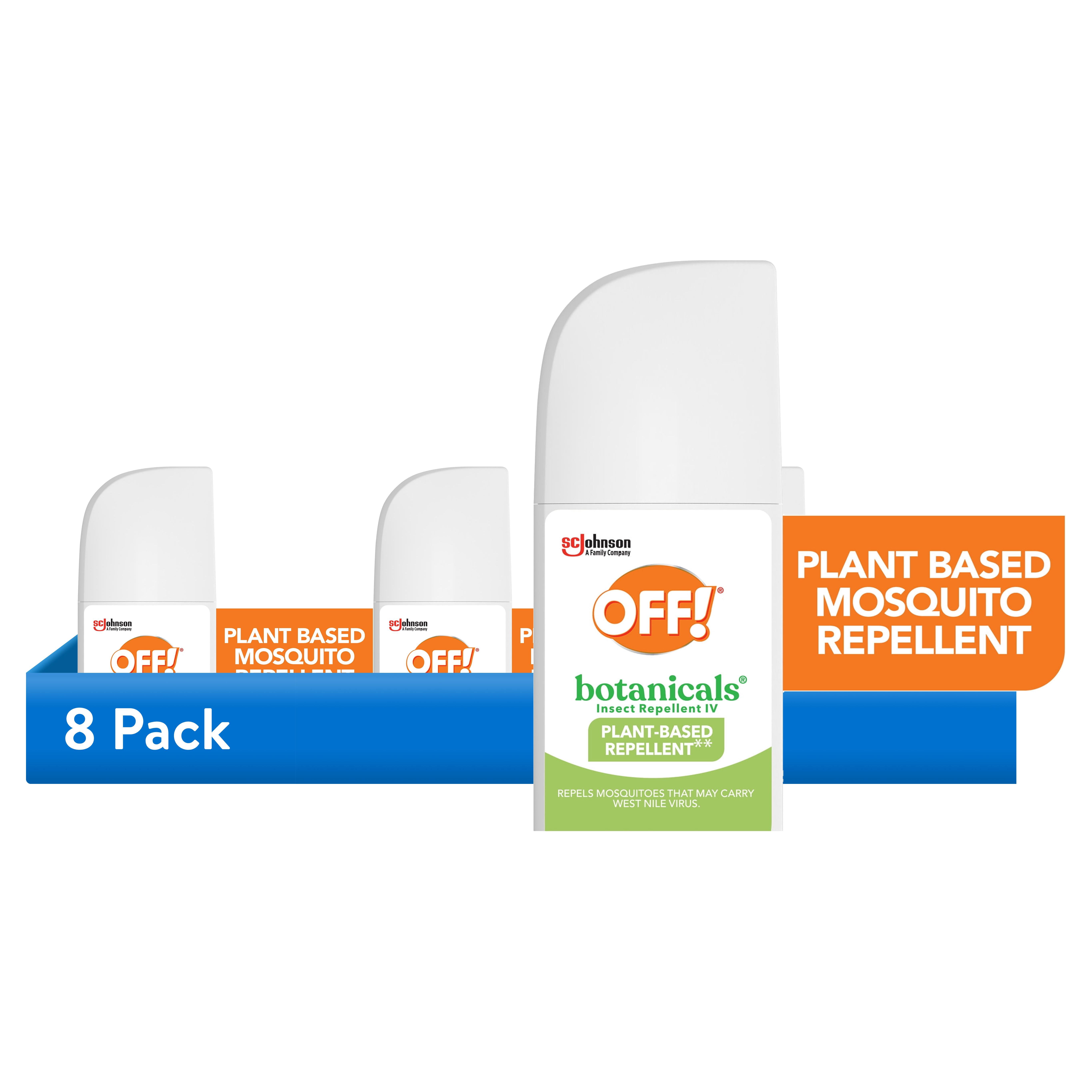 (8 pack) OFF! Botanicals Insect Repellent IV, Mosquito Repellent Spritz, Lasts Up To 2 Hours, 4 oz