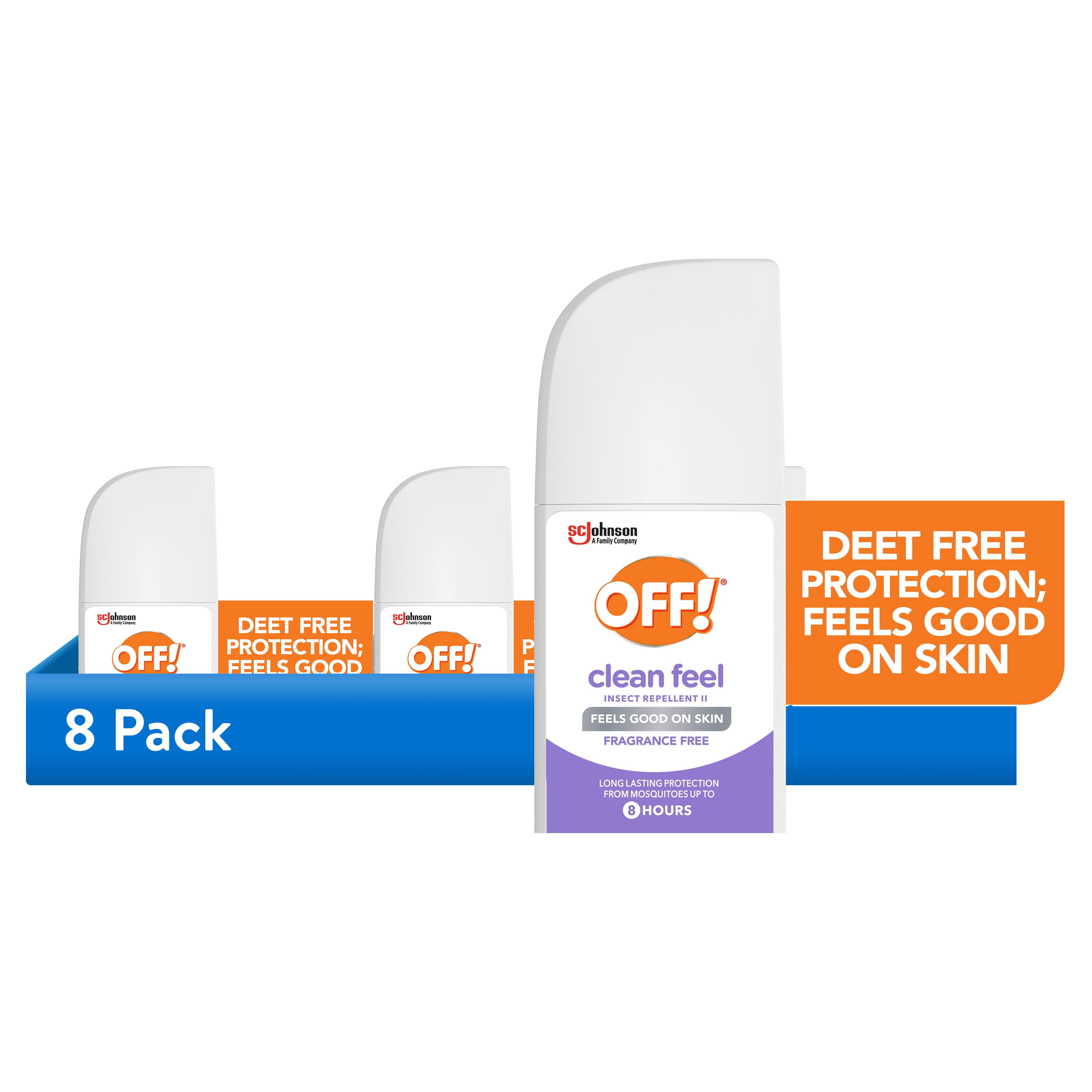 (8 pack) OFF! Clean Feel Picaridin Mosquito Repellent Spritz, Fragrance Free Bug Spray, 4 oz