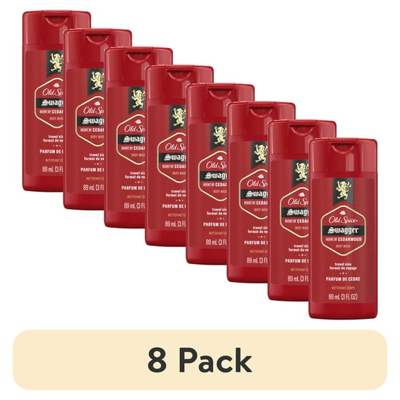Old Spice Red Zone Swagger Men's Body Wash, All Skin Types, Scent of Cedarwood, 3 fl oz