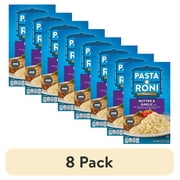 (8 pack) Pasta Roni Butter & Garlic Angel Hair Pasta, 4.7 oz Box