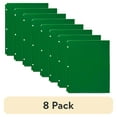 thumbnail image 1 of (8 pack) Pen+Gear 2-Pocket Poly Folder, Green, 1 of 6