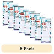 (8 pack) Pen+Gear List Pads, Multicolor Floral & Stripe Design, 80 Sheets Each, 2 Count
