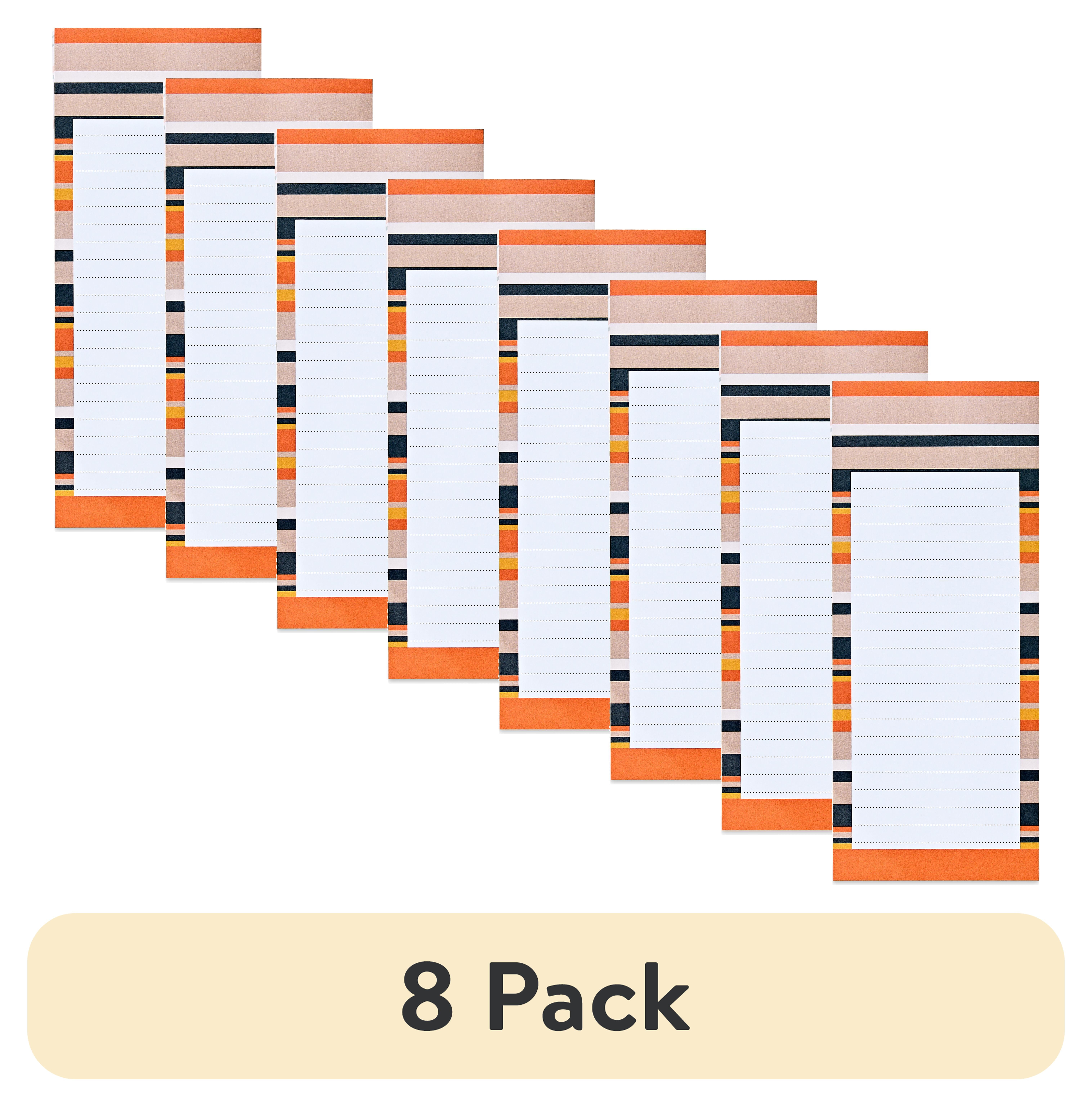 (8 pack) Pen+Gear List Pads with Magnet on Back, 80 Sheets Each, 2 Count