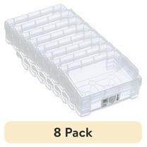 (8 pack) Pen+Gear Plastic Storage Box, Clear Desktop Organizer,New, 1 Counter per Pack