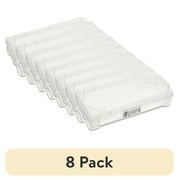 Pen+Gear Slim Plastic Storage Box, Clear Desktop Organizer New, 1 Couner per Pack