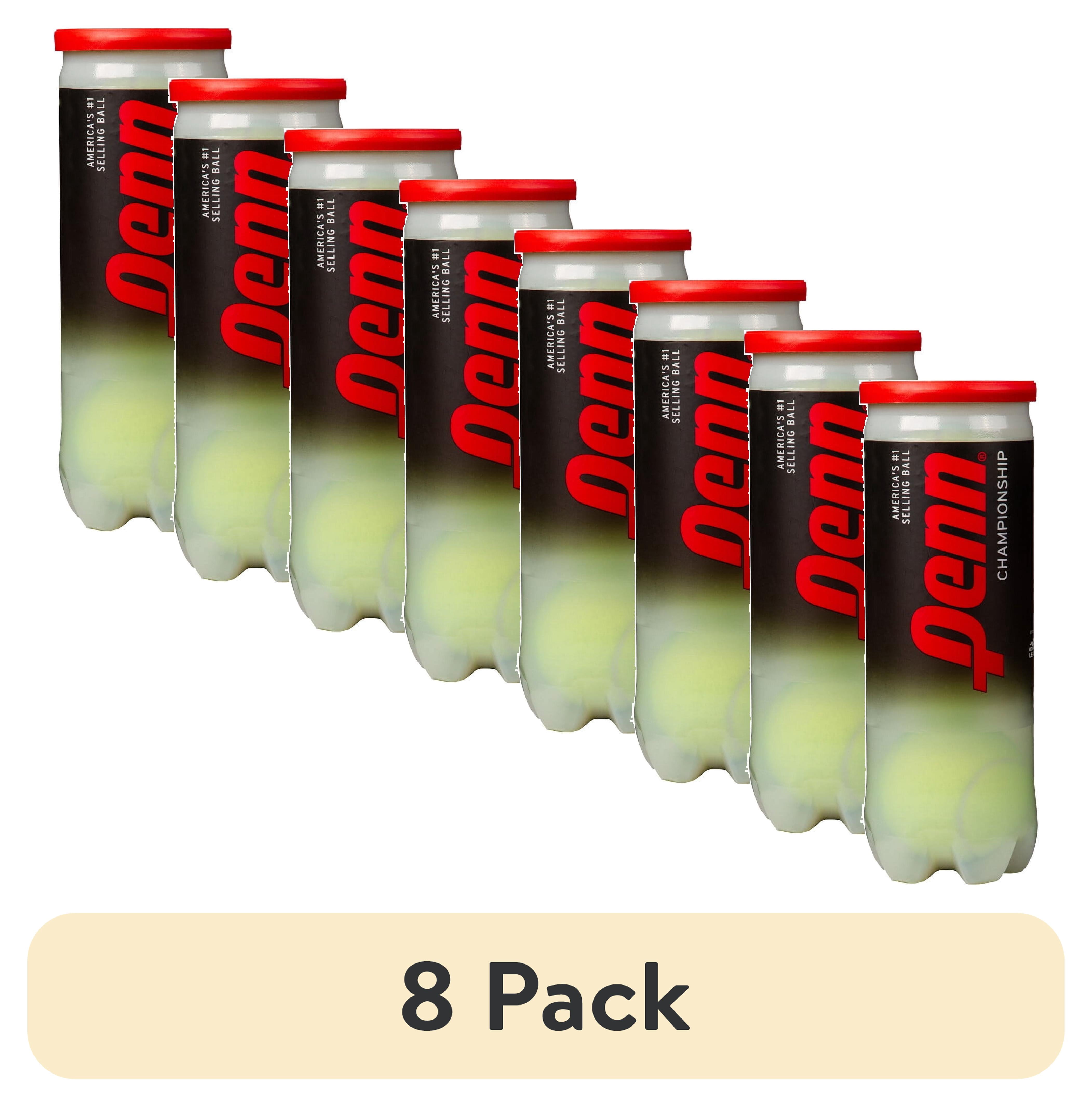 (8 pack) Penn Championship Regular Duty Tennis Balls (1 can, 3 balls)