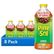 8 pack Pine-Sol Multi-Surface Floor Cleaner, Original, 40 Fluid Ounces