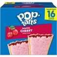 thumbnail image 1 of (8 pack) Pop-Tarts Frosted Cherry Toaster Pastries, Breakfast Foods, Shelf-Stable, 27 oz (16 Count), 1 of 16