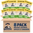 thumbnail image 1 of (8 pack) Quaker, Instant Oatmeal, Apple & Cinnamon, 1.51 oz, 20 Packets, 1 of 14