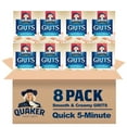 thumbnail image 1 of (8 pack) Quaker, Quick 5-Minute Grits, 80 oz Box, 1 of 5