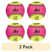 8 pack Rawlings | Official League Recreational Use Fastpitch Softballs 10IN | 8U | 4 Count
