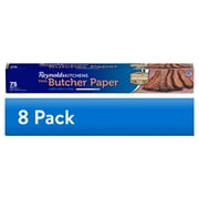 (8 pack) Reynolds Kitchens Butcher Paper for Smoking Meat with Slide Cutter, Pink, 75 square feet