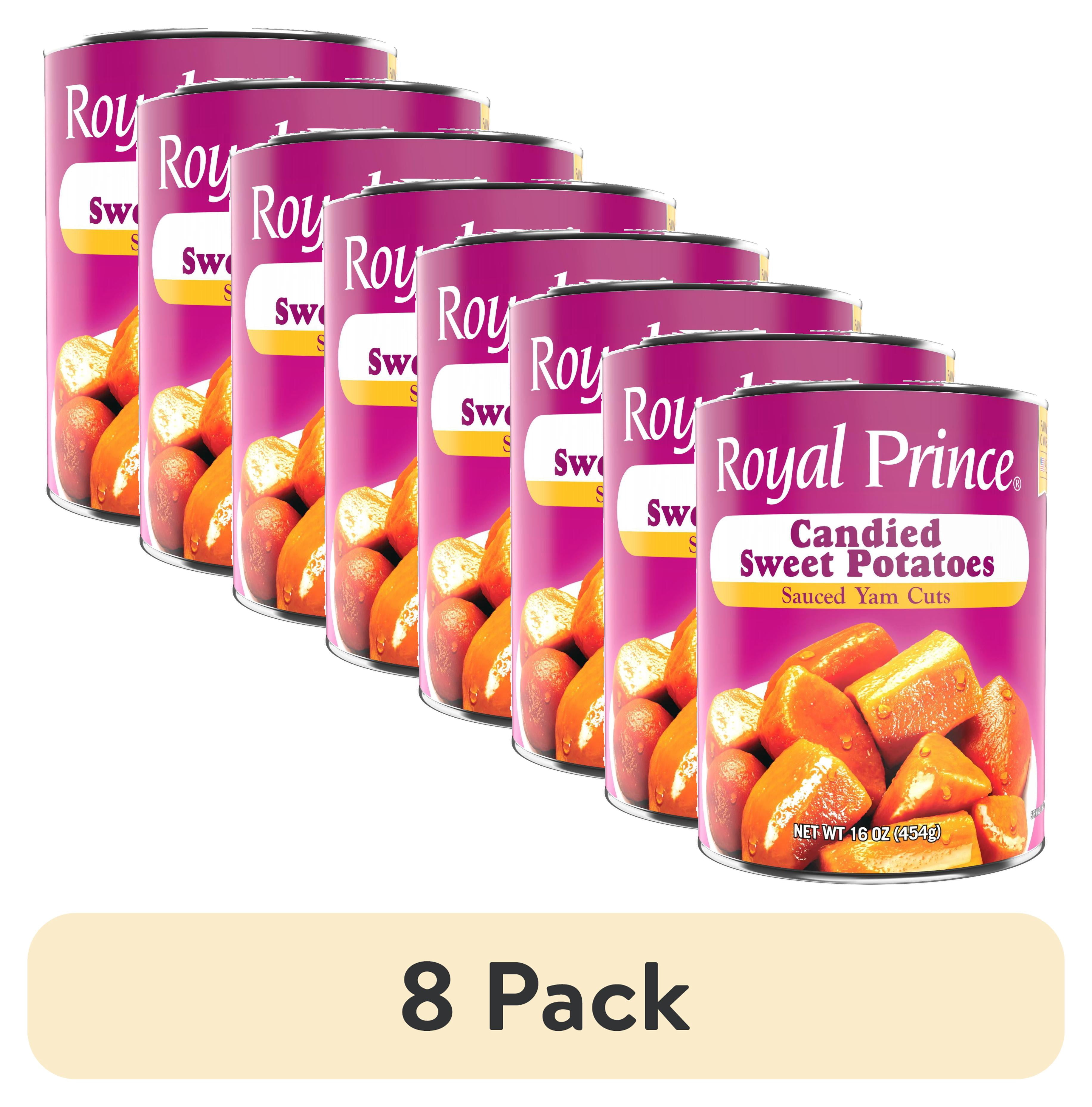 (8 pack) Royal Prince Canned Candied Yams, 15.5 oz, Can