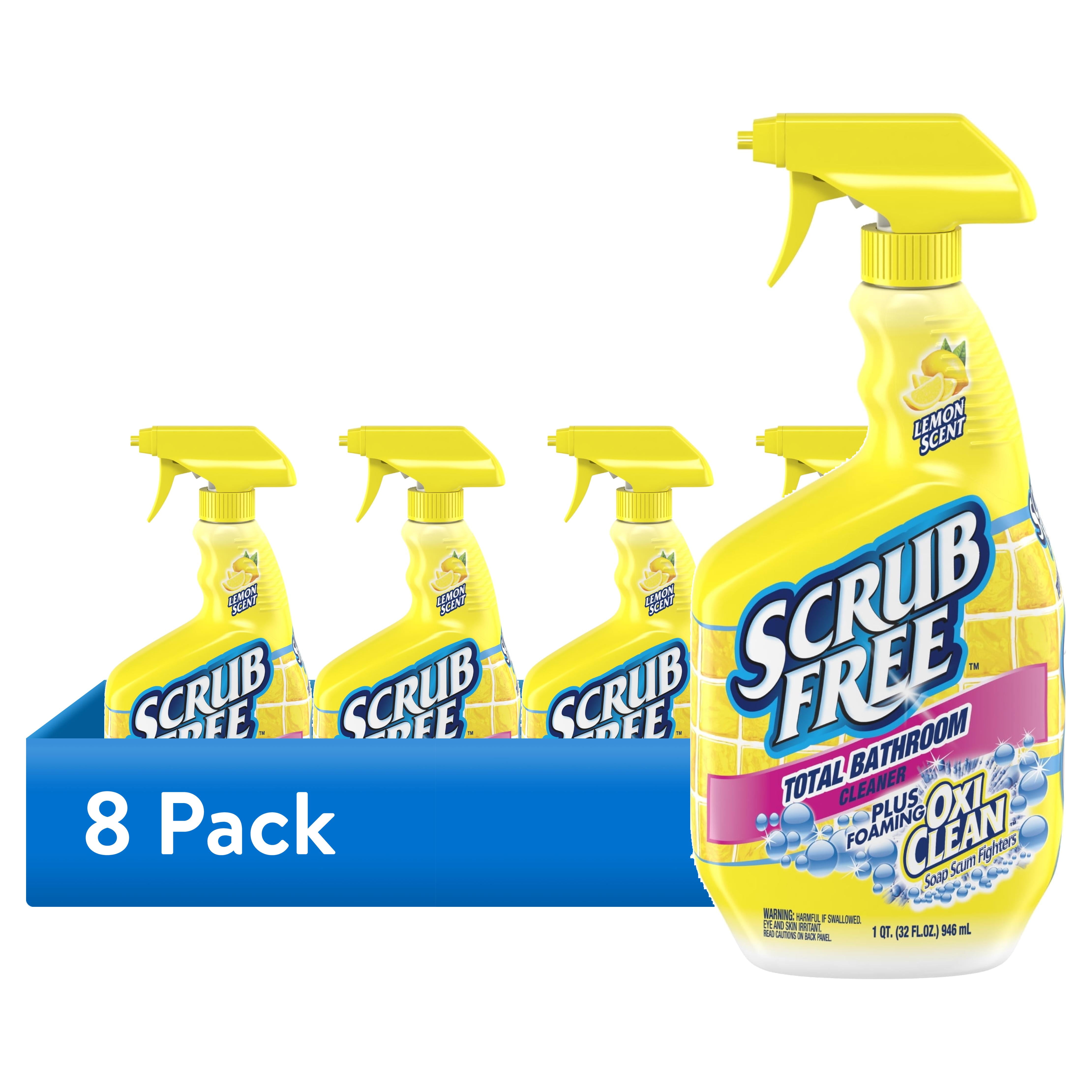 Lemon Scent Bathroom Cleaner with OxiClean, 32 oz Spray