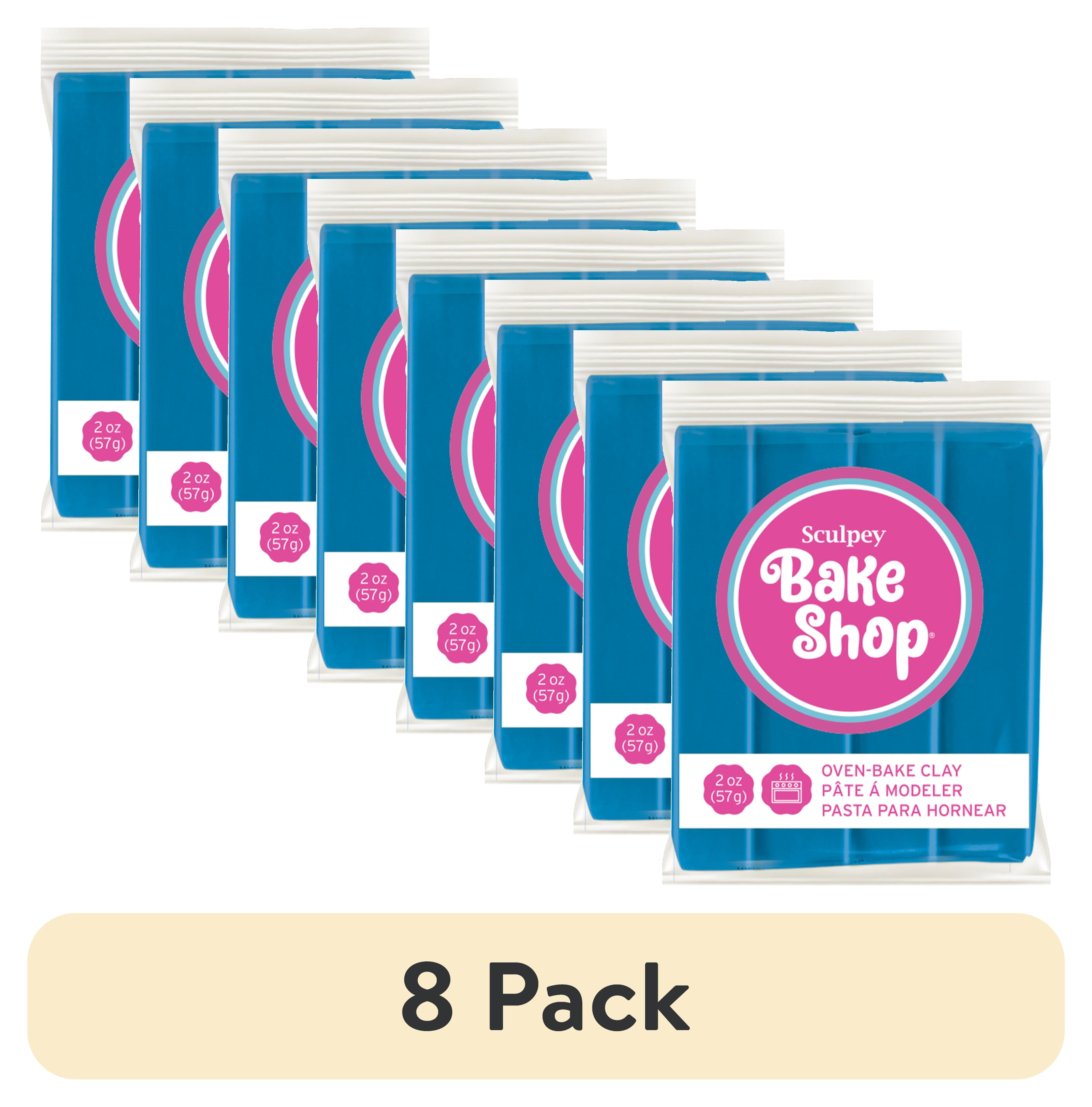 8 pack) Sculpey Bake Shop Oven Bake Polymer Clay Blue 2 oz