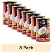 (8 pack) Thai Kitchen Gluten Free Premium Unsweetened Coconut Milk, 5.46 fl oz Can