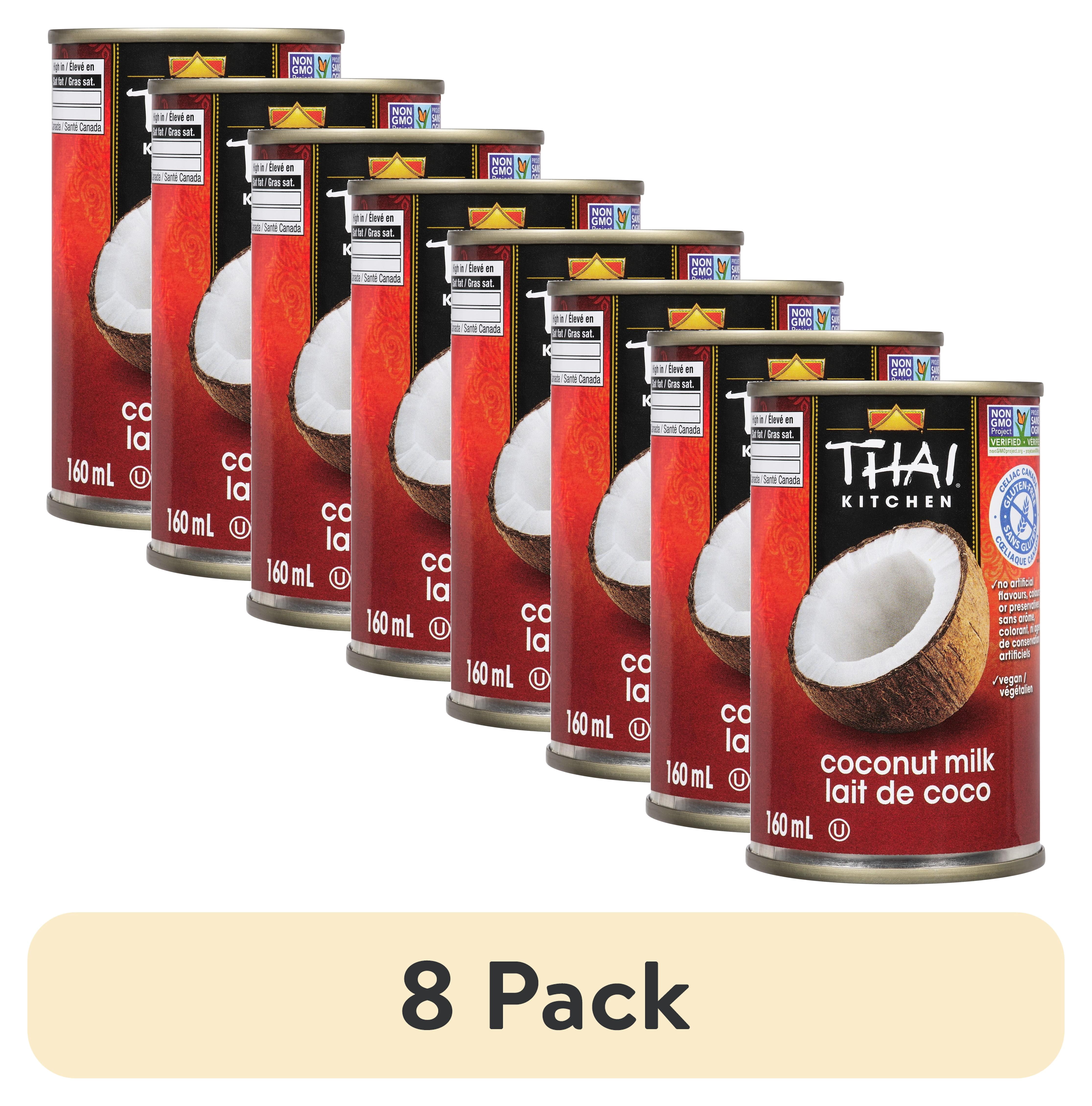 (8 pack) Thai Kitchen Gluten Free Premium Unsweetened Coconut Milk, 5.46 fl oz Can