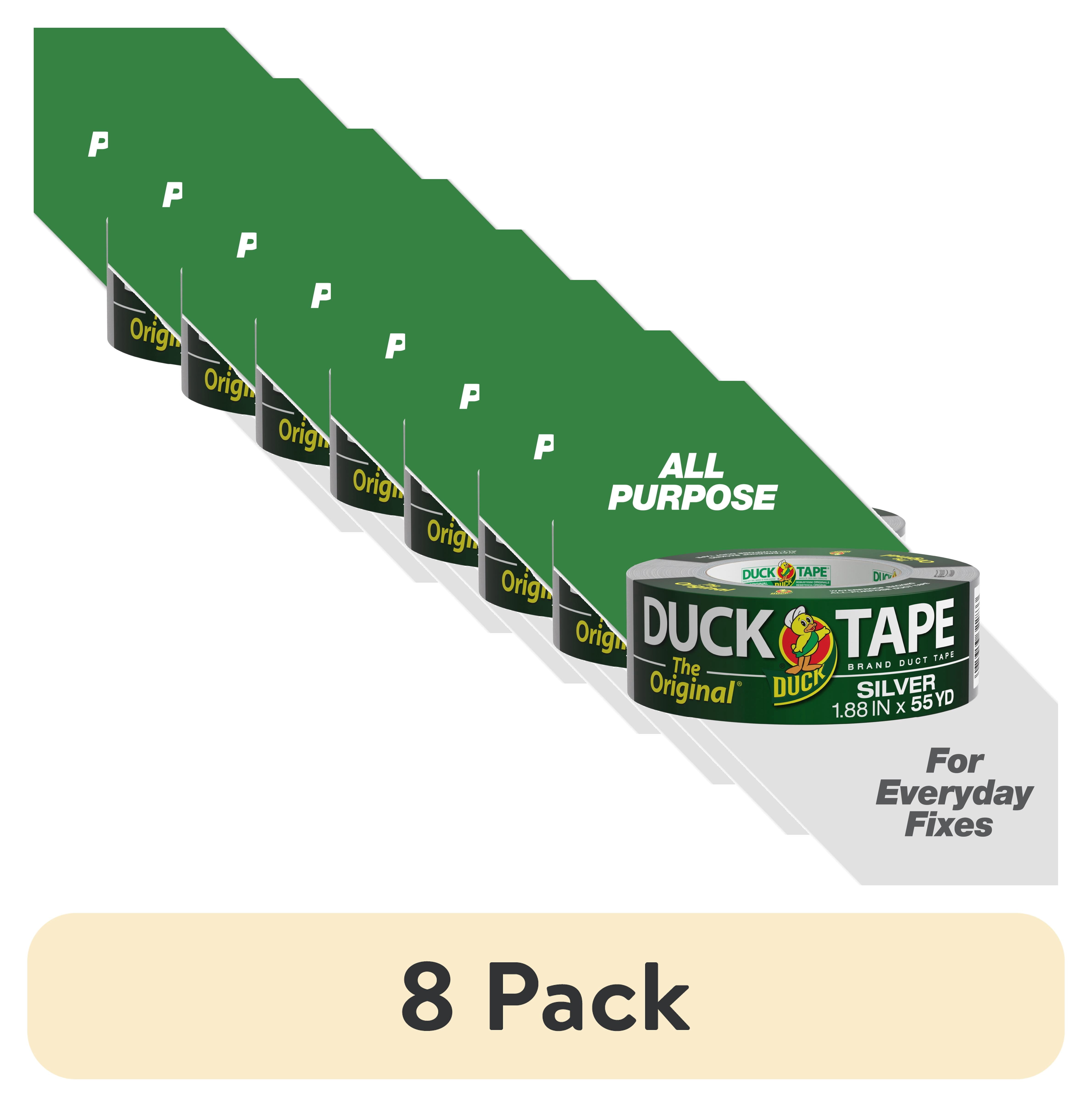 (8 pack) The Original Duck Tape Brand Duct Tape, 1.88 in. x 55 yd., Silver