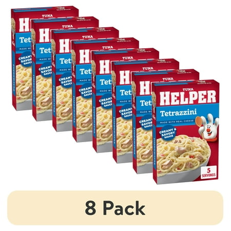 (8 pack) Tuna Helper Tetrazzini Pasta with Real Cheese, 7.3 Ounces Box