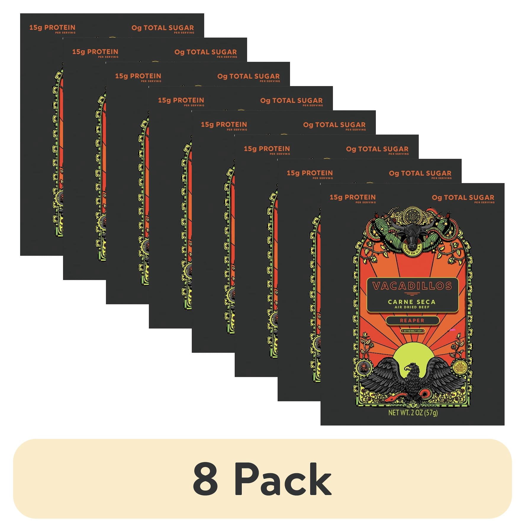 (8 pack) Vacadillos Carne Seca Reaper 2oz