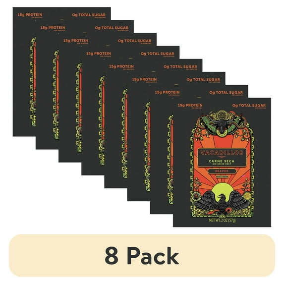 (8 pack) Vacadillos Carne Seca Reaper 2oz