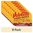 thumbnail image 1 of (8 pack) Velveeta Cheesy Bowls Ultimate Cheeseburger Mac Microwave Meal, 9 oz Tray, 1 of 16