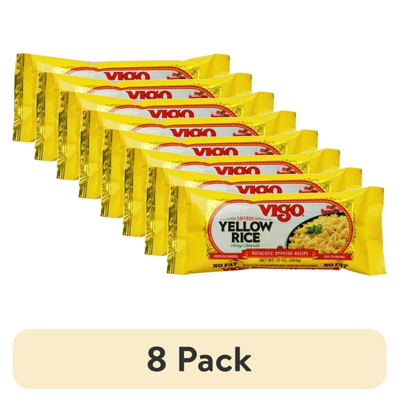 (8 pack) Vigo Yellow Rice, 10 oz Bag