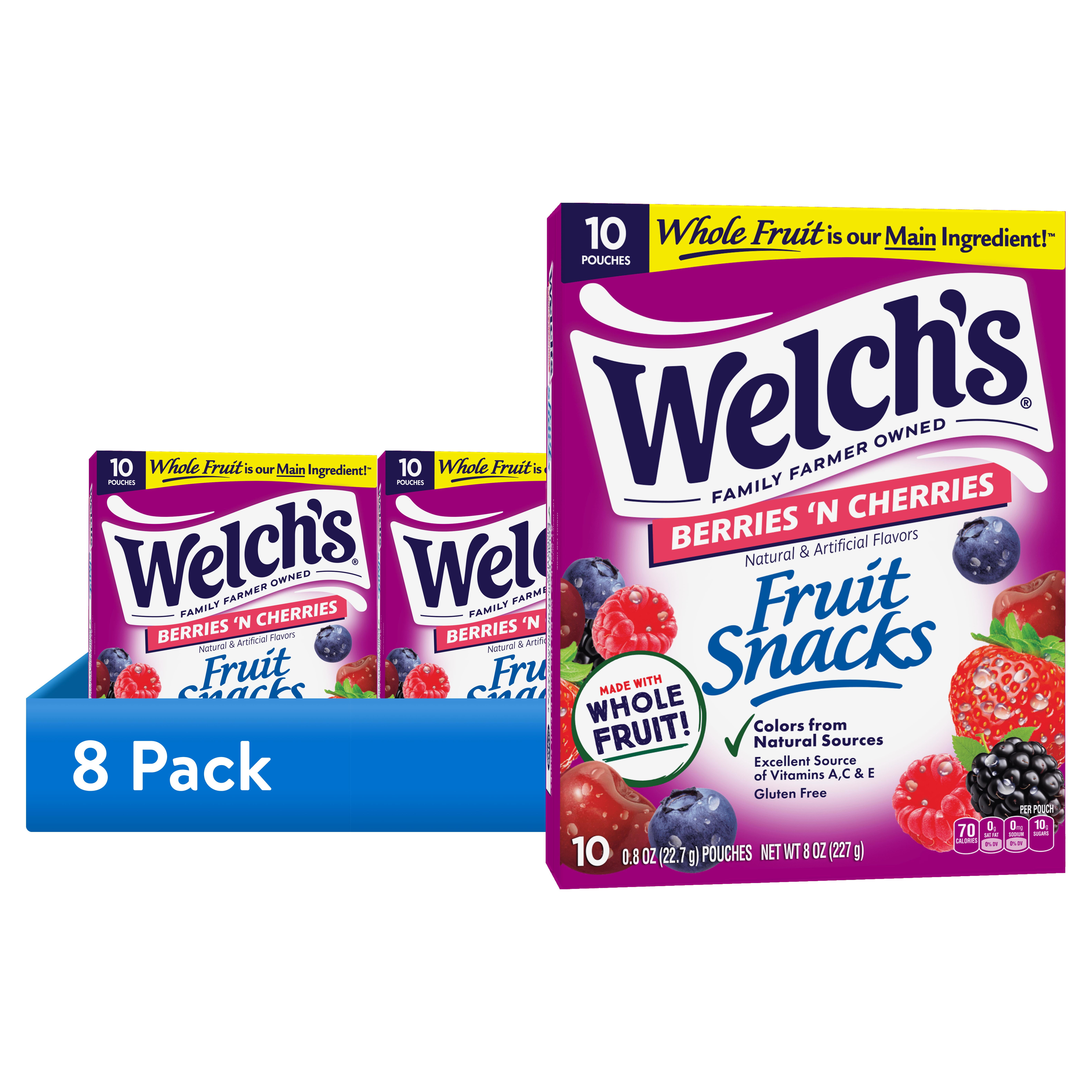 FRUITS　No.8 8 pack) (8 pack) Welch's Fruit Snacks Gluten-Free Mixed Fruit Soft