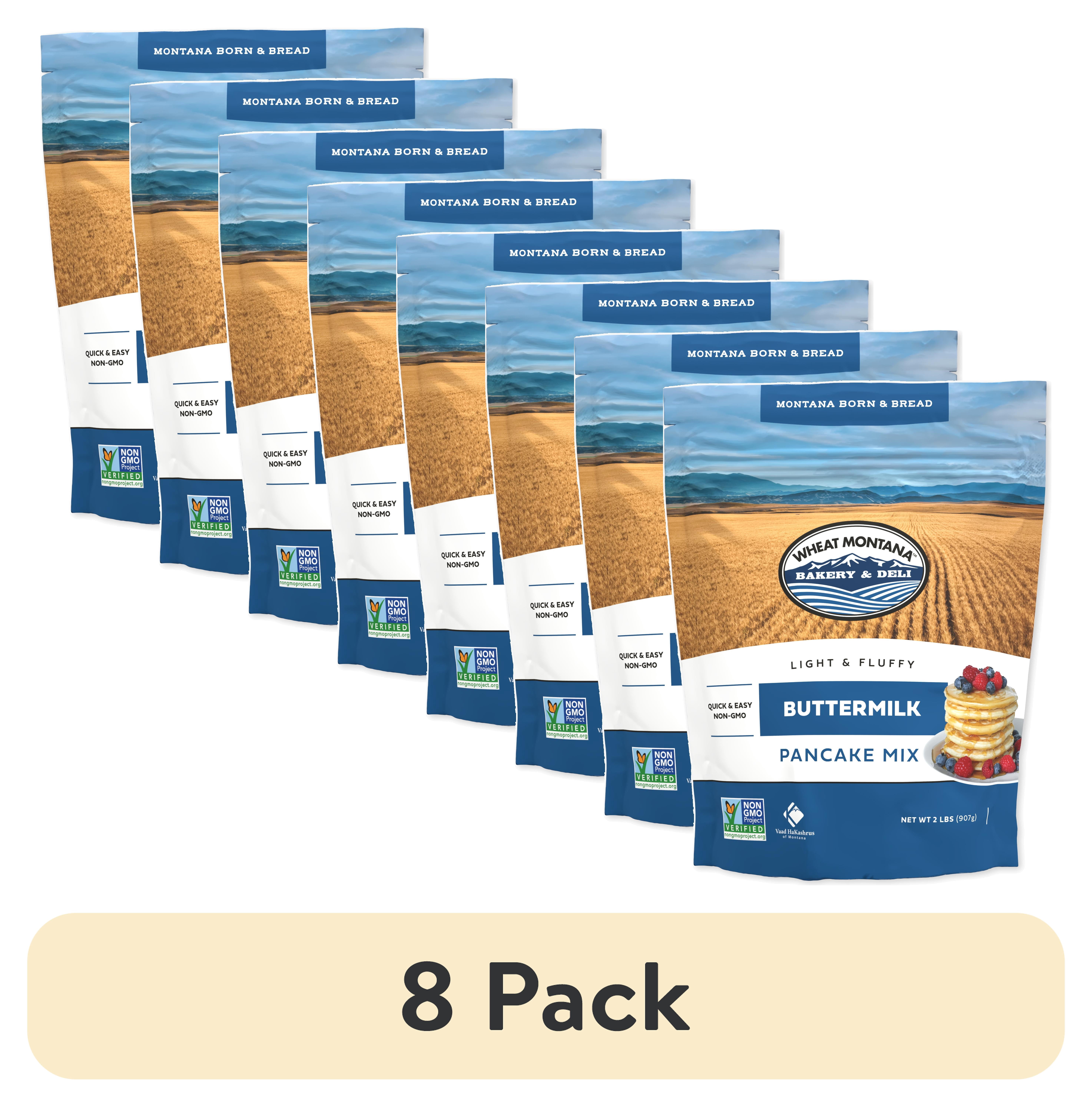 (8 pack) Wheat Montana Buttermilk Pancake Mix, 2 lb