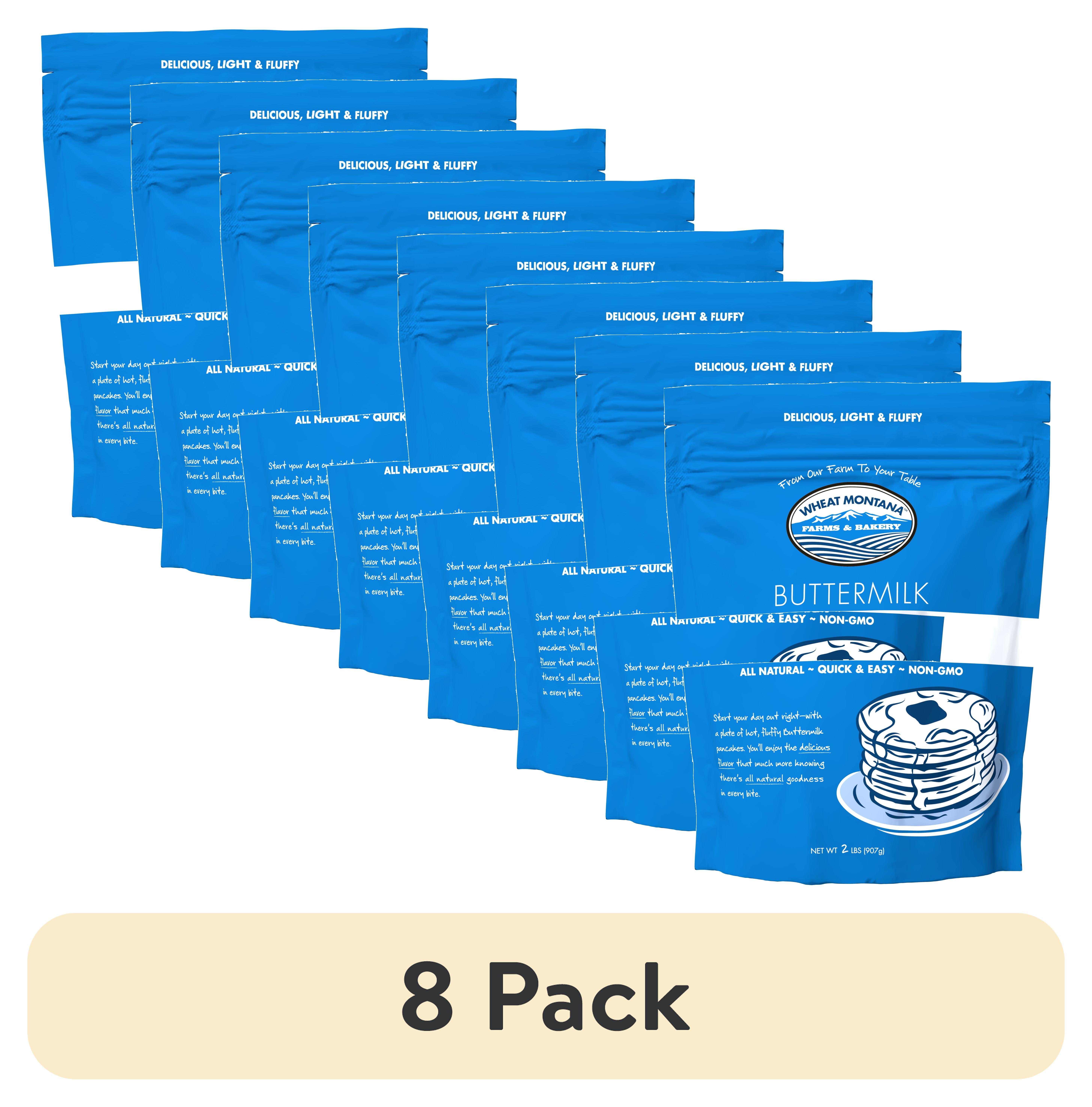 (8 pack) Wheat Montana Buttermilk Pancake Mix, 2 lb