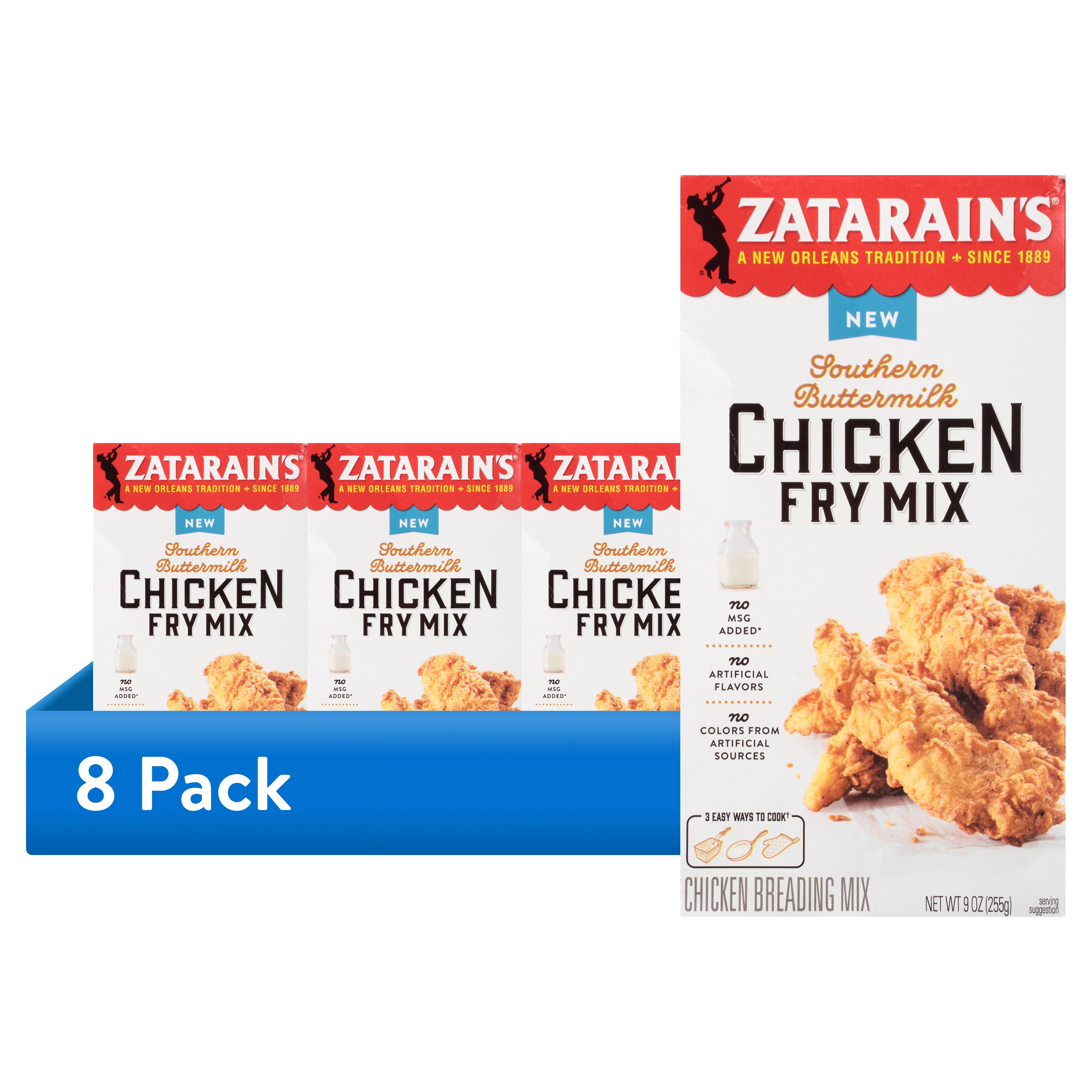 8 pack) Zatarain's No Artificial Flavors Southern Buttermilk
