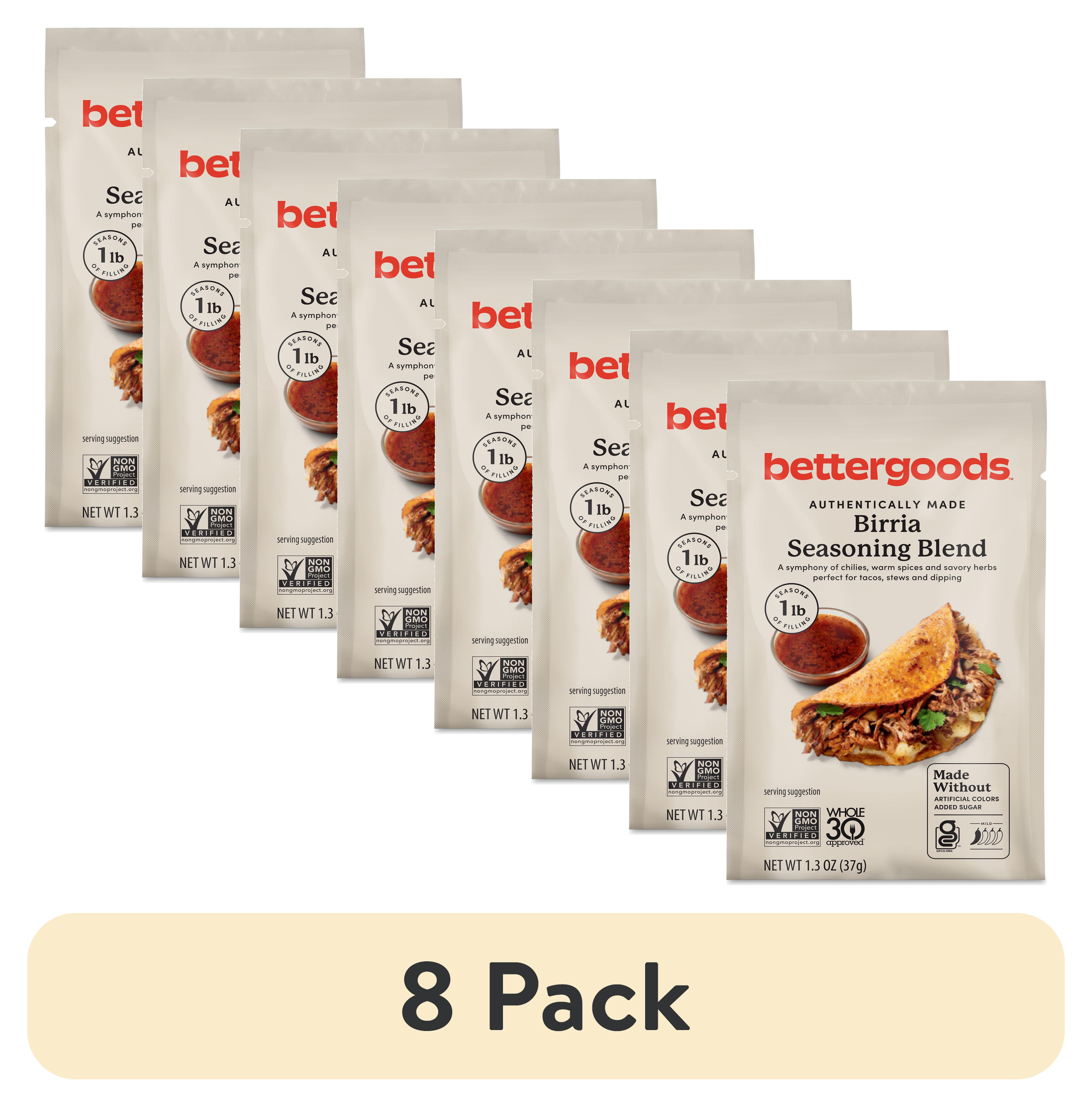 (8 pack) bettergoods Birria Seasoning Blend, 1.3 oz