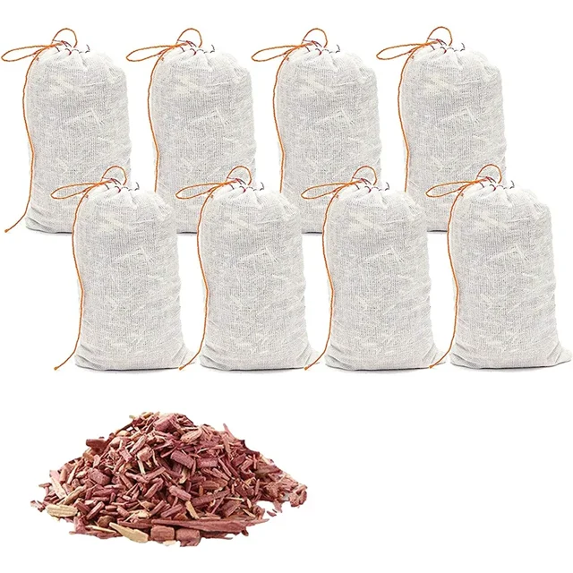 8 pack cedar sachet bags, cedar wood chips for closets and drawers