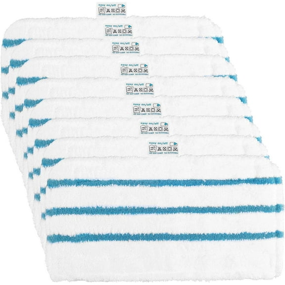8-pack cleaning cloths for Black & Decker steam mops