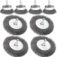 thumbnail image 1 of 8 pack drill wire brushes, 3" dry wire brushes, 1 of 5
