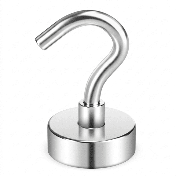 8-pack silver magnetic hooks (30lb capacity) heavy-duty neodymium magnets for cruise cabins. Hang towels, curtains, utensils & home supplies. Fridge organizer & cruise essential