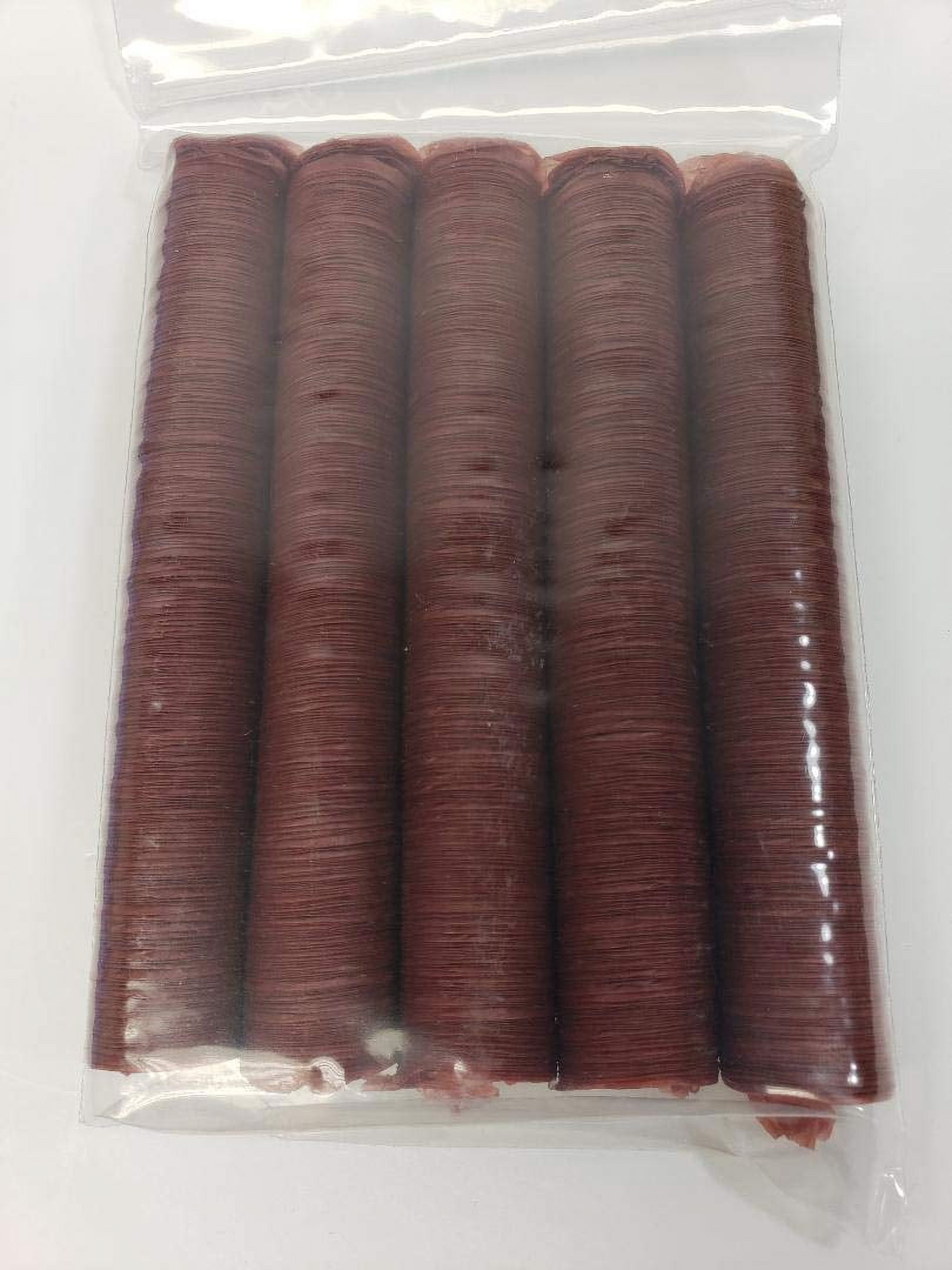 8 packs for 200 lb of yield. 21 mm SLIM snack stick casings for ...